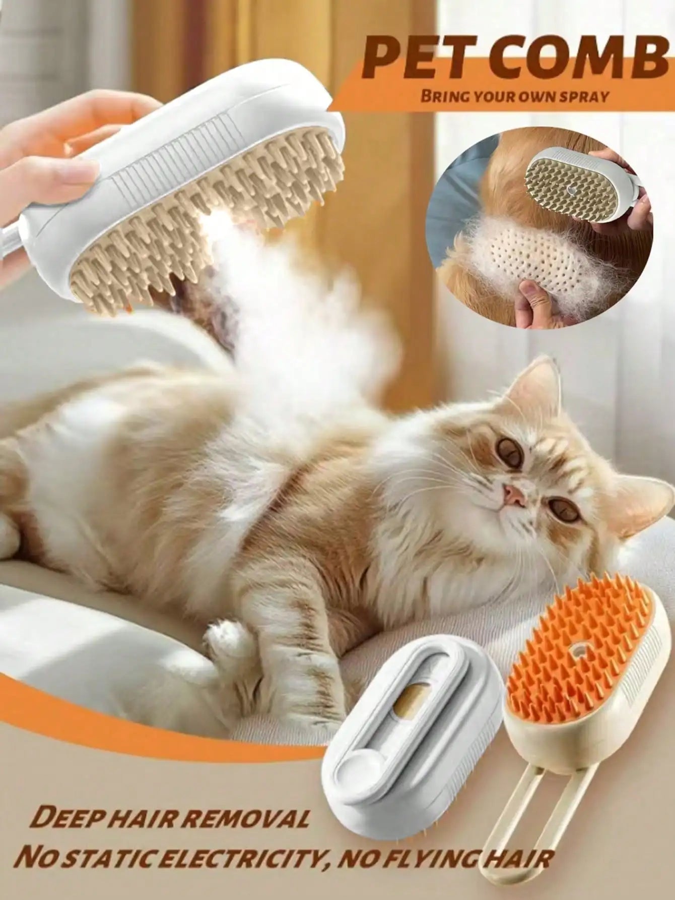 PawMist - a brush that you're pet will love.